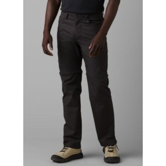 Prana Double Peak Convertible Pant Ripstop Cargo Charcoal Mens 31/32 Relaxed NWT - Picture 1 of 1